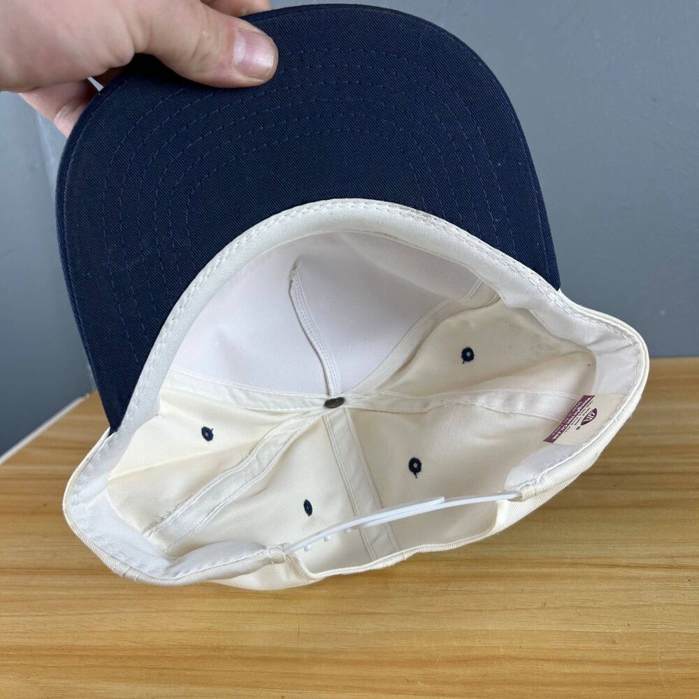 Vtg Irvin W. Taylor Middle School Panthers YoungAn Cap Hat One Size Blue White - Picture 6 of 7